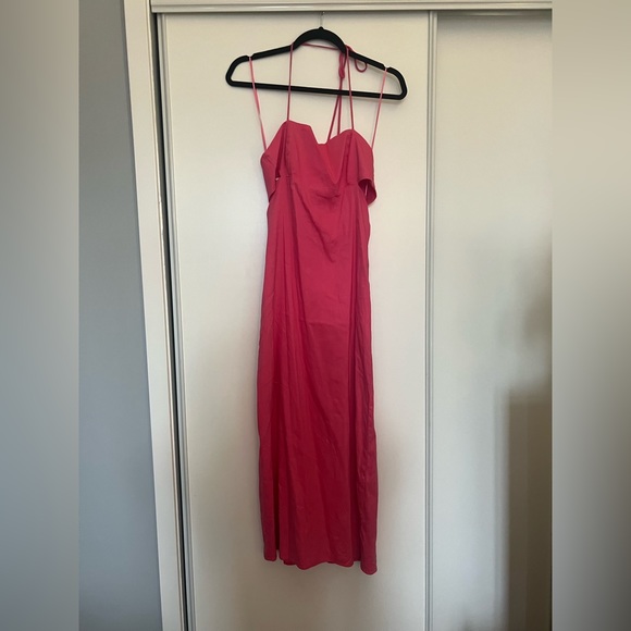 Zara Linen Blend Dress size MED - Picture 5 of 6